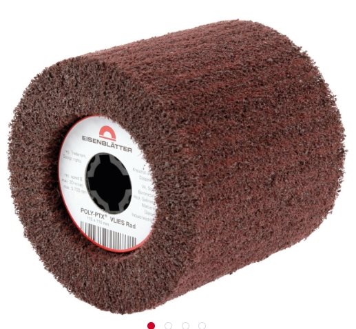 43061.-4.-POLY-PTX® Fleece Wheel - 115 x 110 mm, grit 60 - . 4.