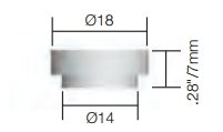 598882 - Isolator / Varme skjold Gascup WP9/WP20 ref. 80300219 - 4347000778